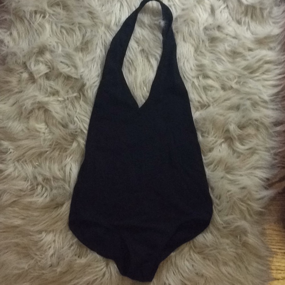 American apparel halter bodysuit